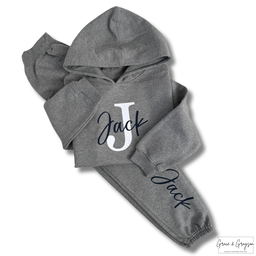 Personalised Name & Initial Hoodie Tracksuit