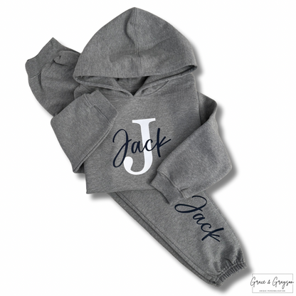 Personalised Name & Initial Hoodie Tracksuit