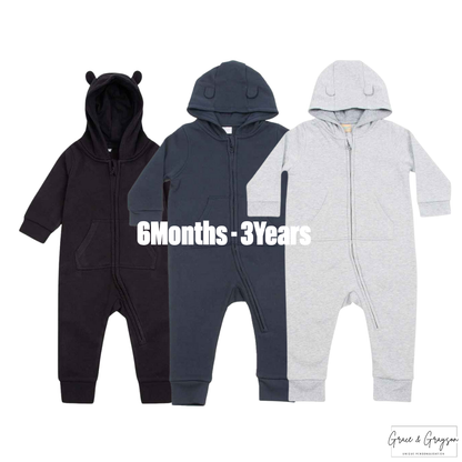 Personalised Triple Heart Onesie