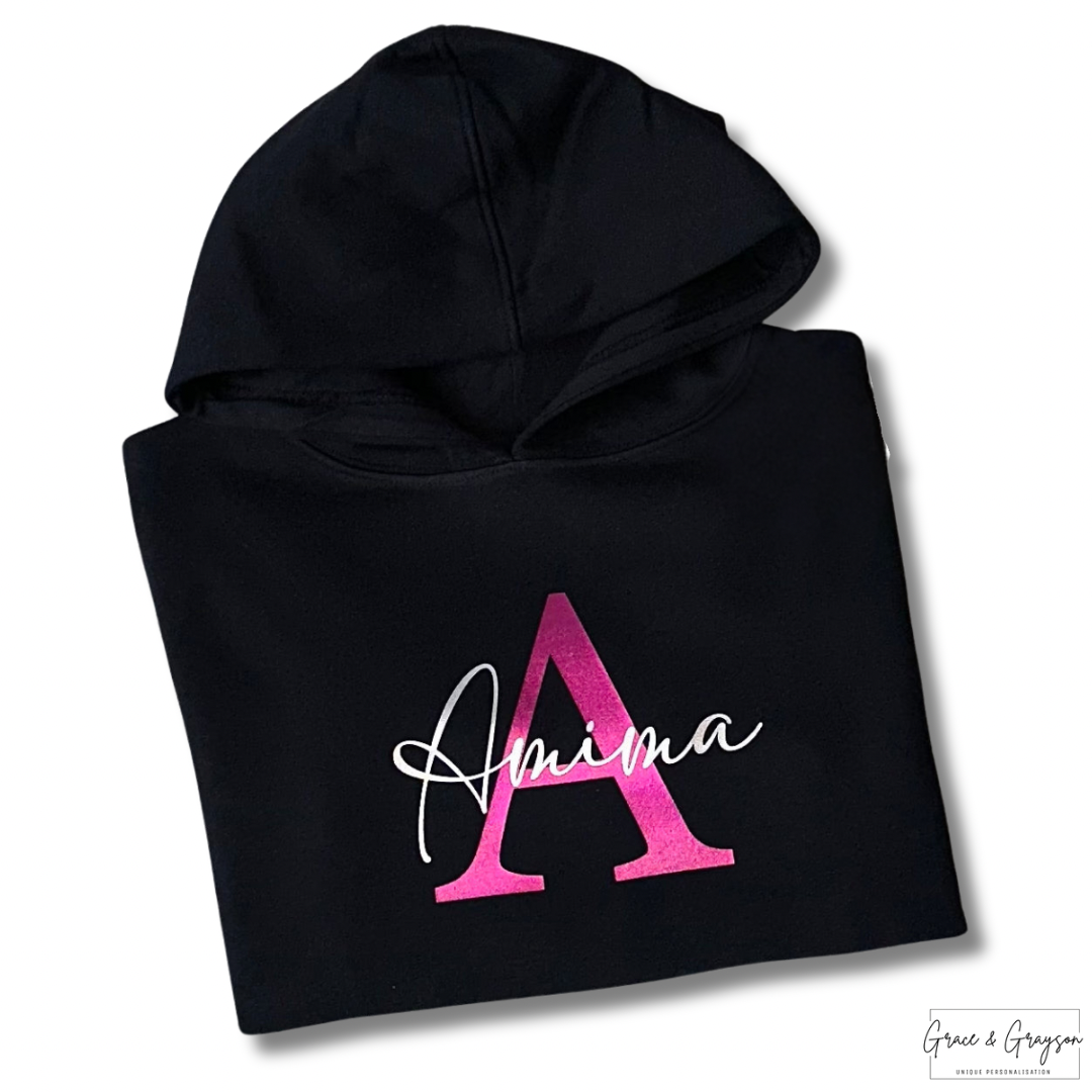 Personalised Name & Initial Hoodie