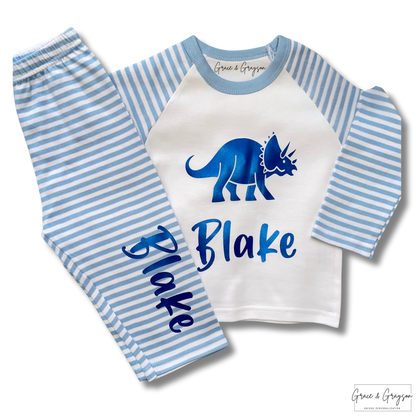 Personalised Dinosaur Pyjamas
