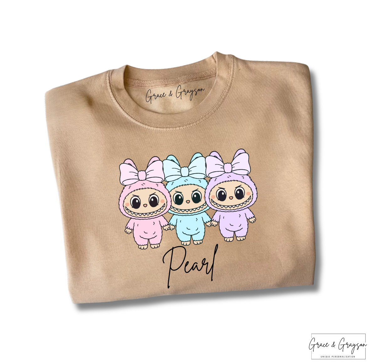 Personalised Cute Labubu Sweatshirt
