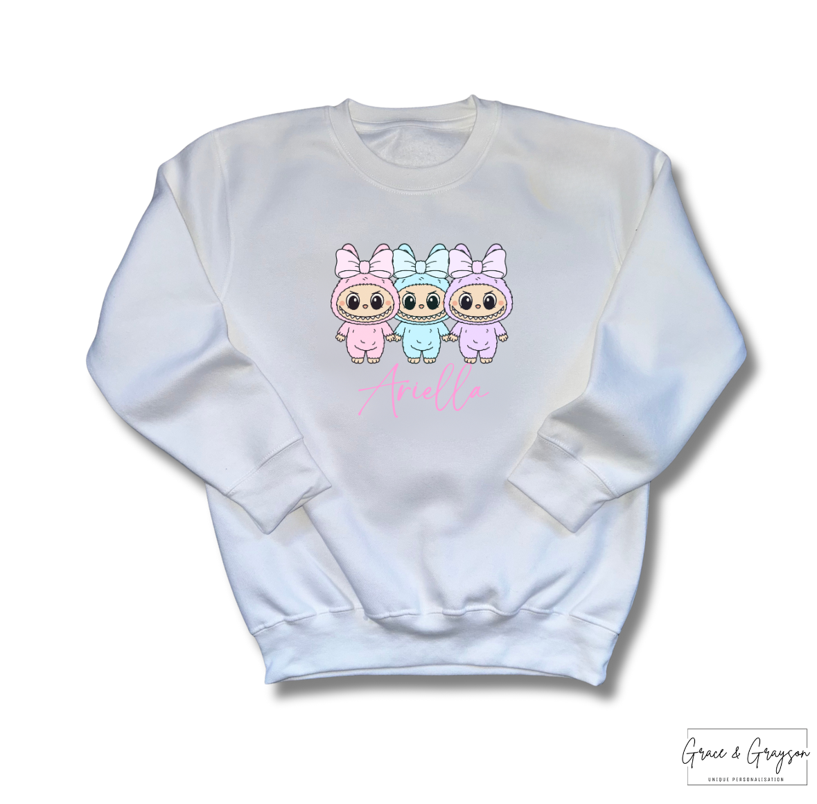 Personalised Cute Labubu sweatshirt
