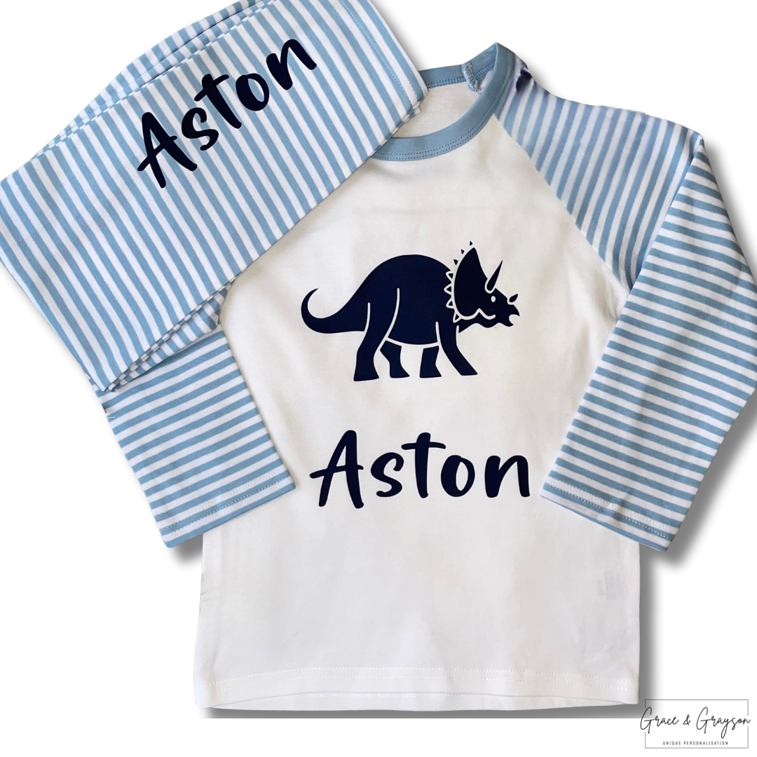 Personalised Dinosaur Pyjamas