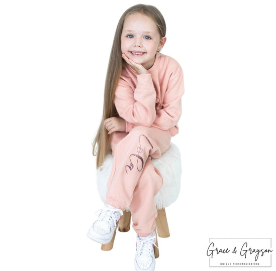 Personalised Dusty Pink Tracksuit