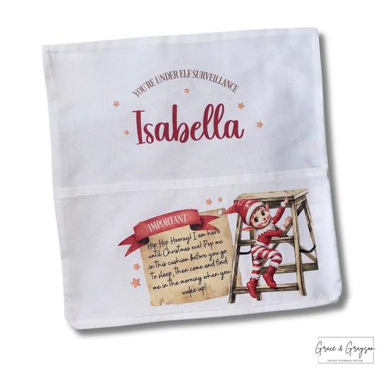 Christmas Elf Pocket Cushion Cover