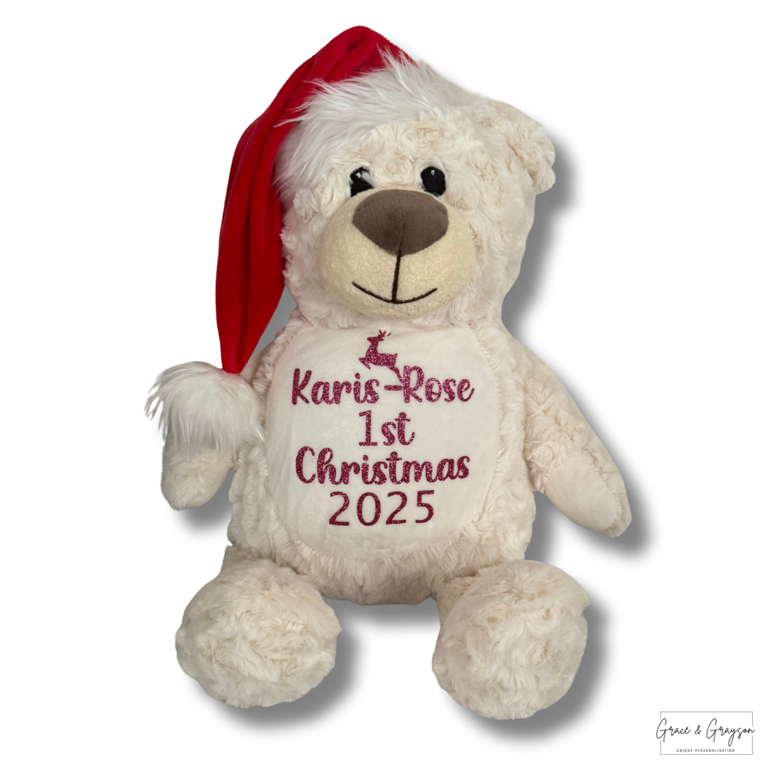 Personalised First Christmas Teddy