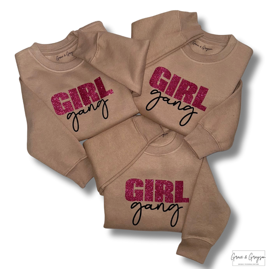 Personalised Girl Gang Sweatshirt