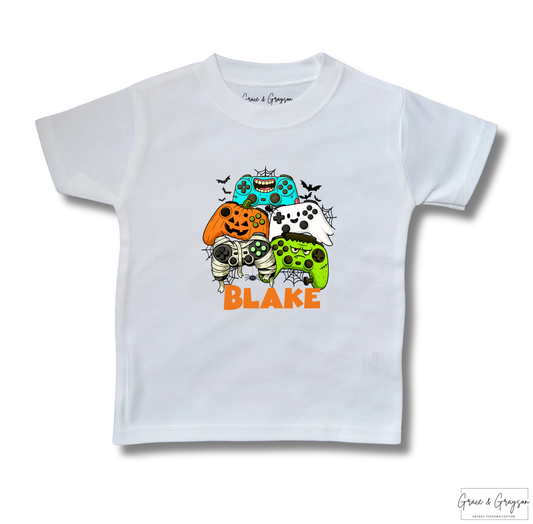 Personalised Halloween GamerT-Shirt