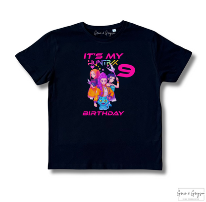 Personalised It's My Huntrix Birthday T-Shirt