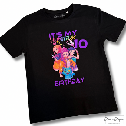 Personalised It's My Huntrix K-pop Demon Hunters Birthday T-Shirt