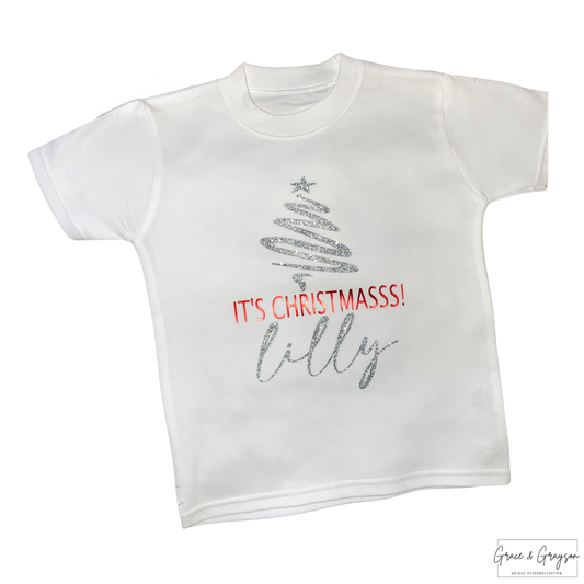 Personalised Its Christmas T-Shirt
