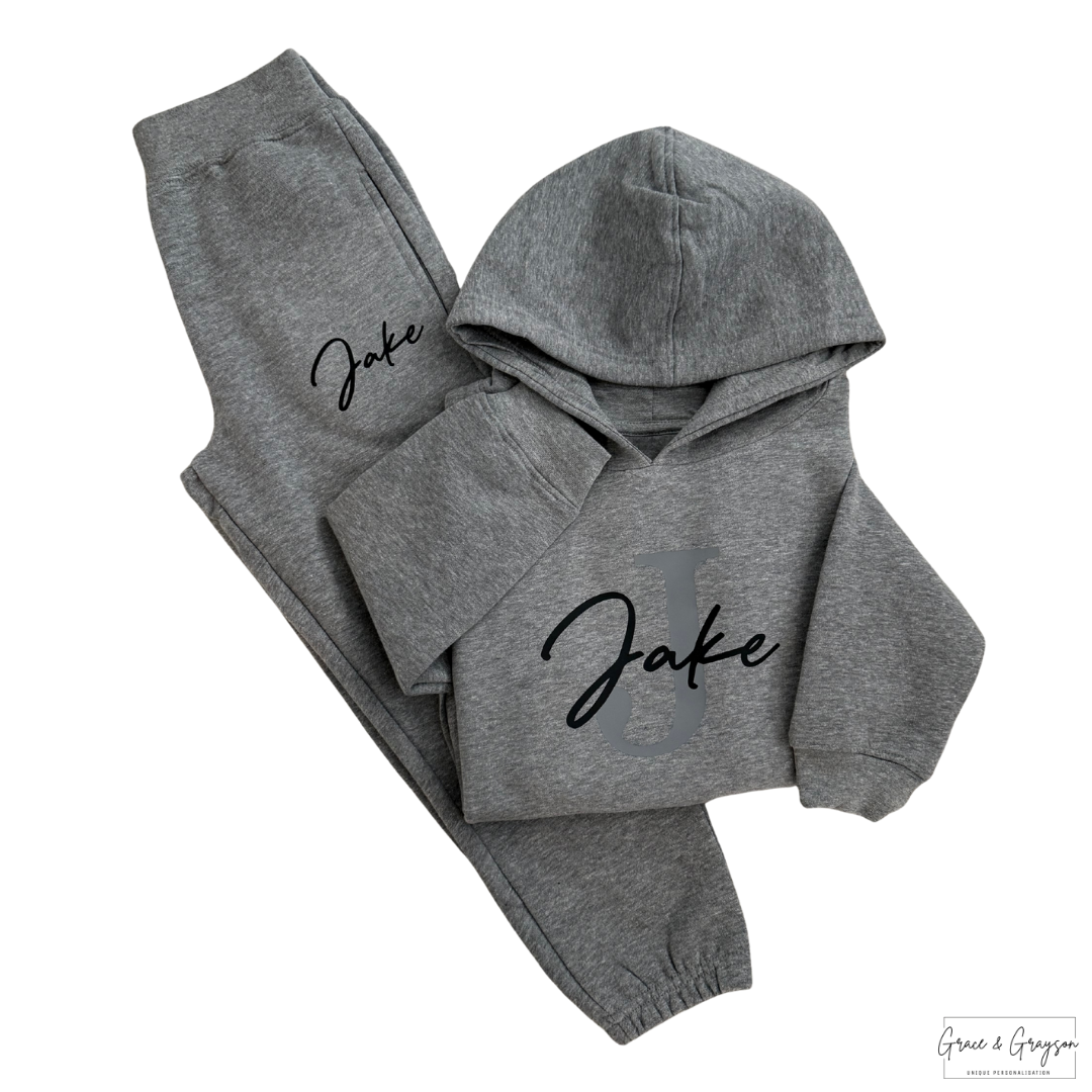 Personalised Name & Initial Hoodie Tracksuit