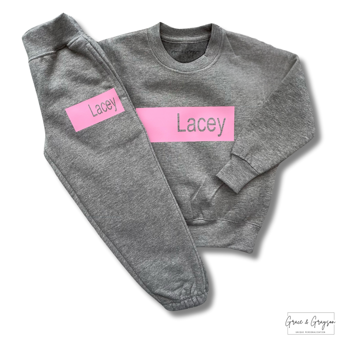 Personalised Name Bar Tracksuit