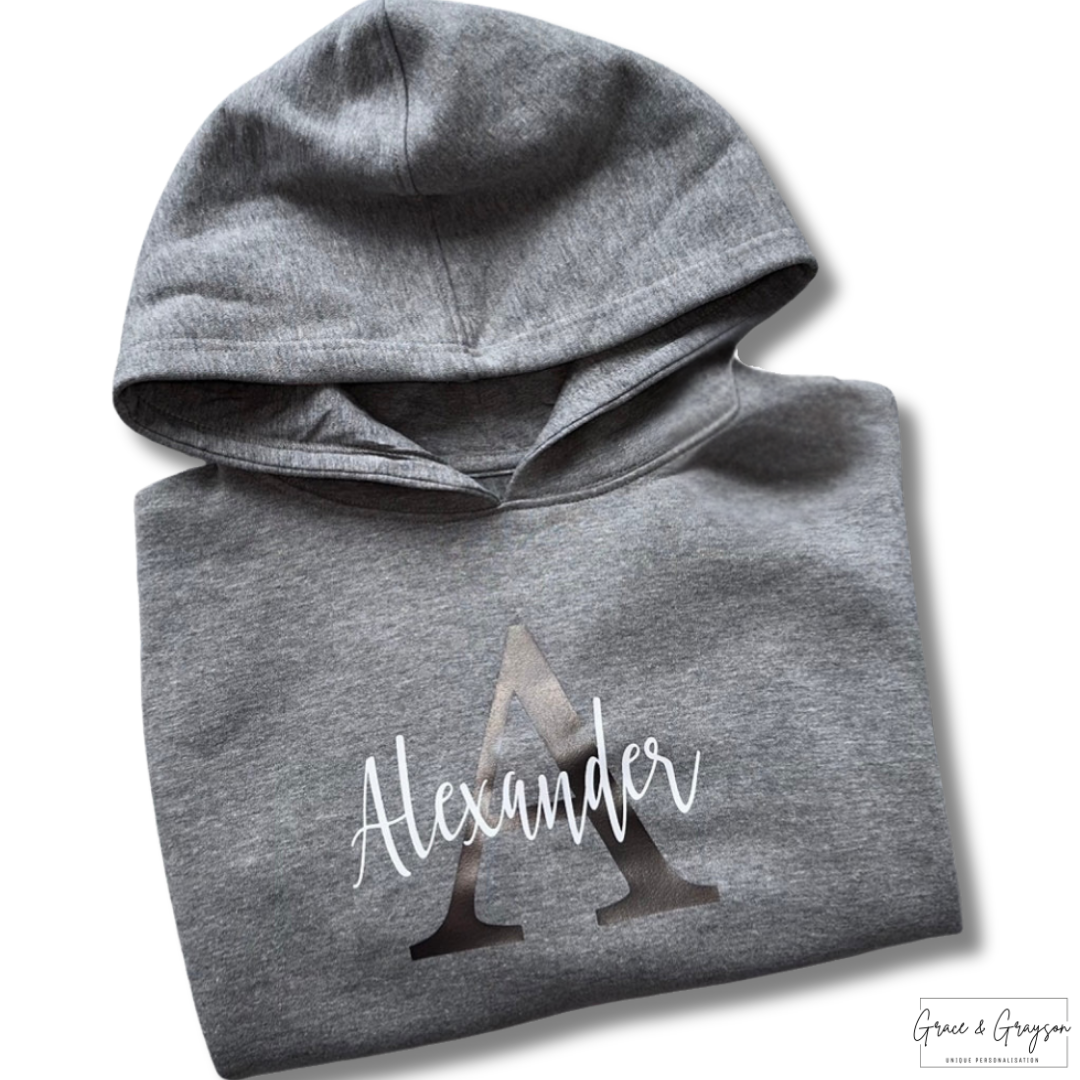 Personalised Name & Initial Hoodie