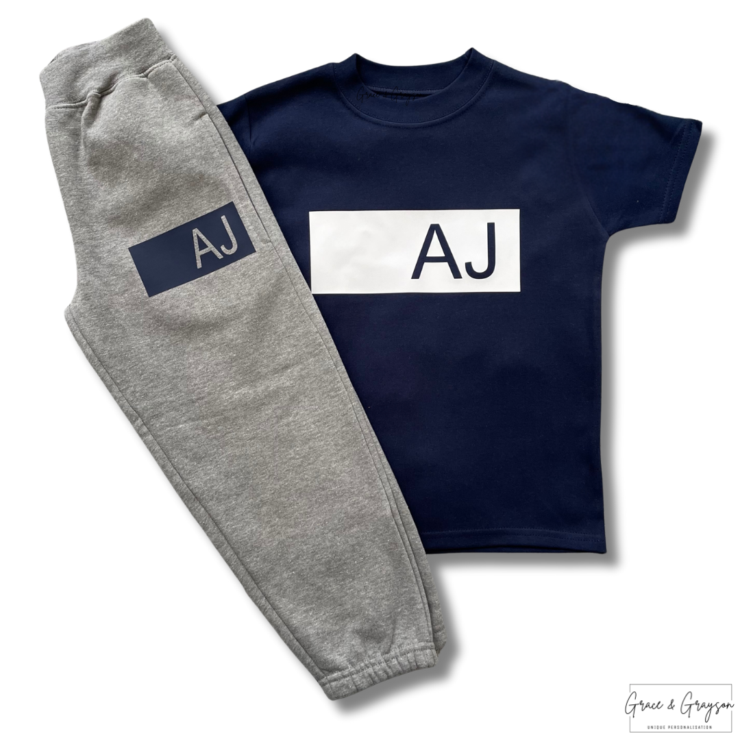 Name Bar T-Shirt & Joggers