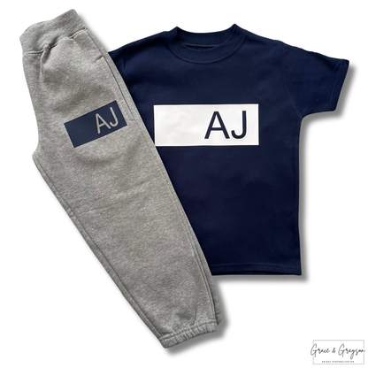 Name Bar T-Shirt & Joggers