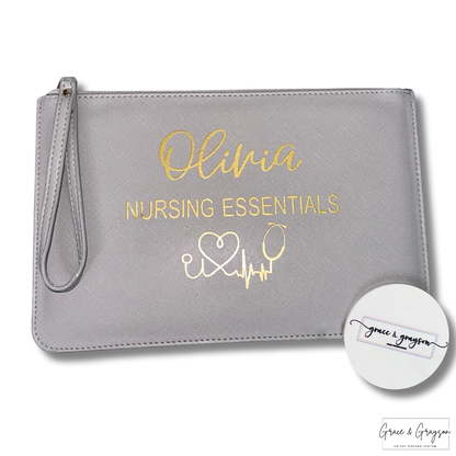 Personalised Nursing/Midwife Essentials Accessory Pouch