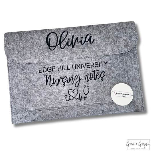 Personalised Nursing University Notes Folder