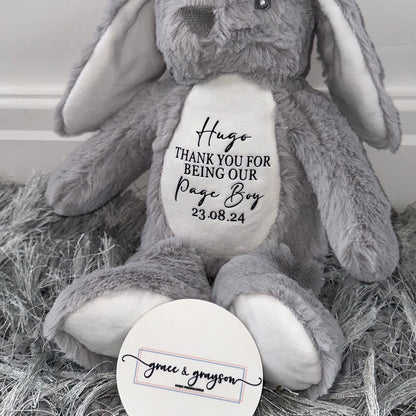 Personalised Page Boy Bunny