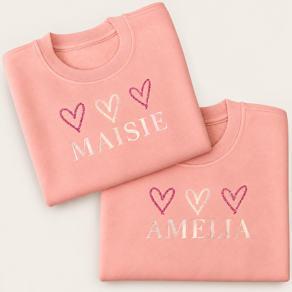 Personalised Heart Sweatshirt