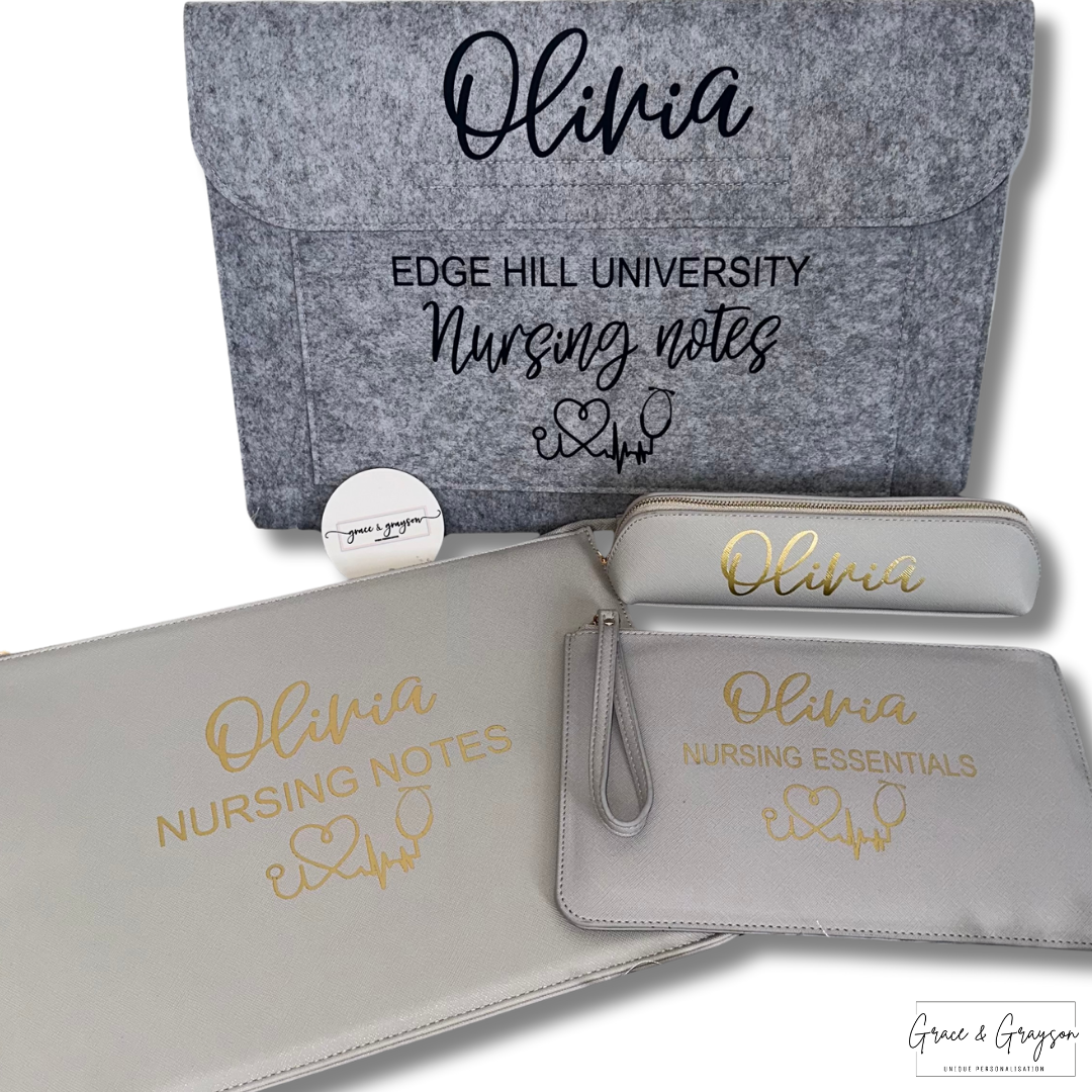Personalised University Nursing Notes Essentials Folder
