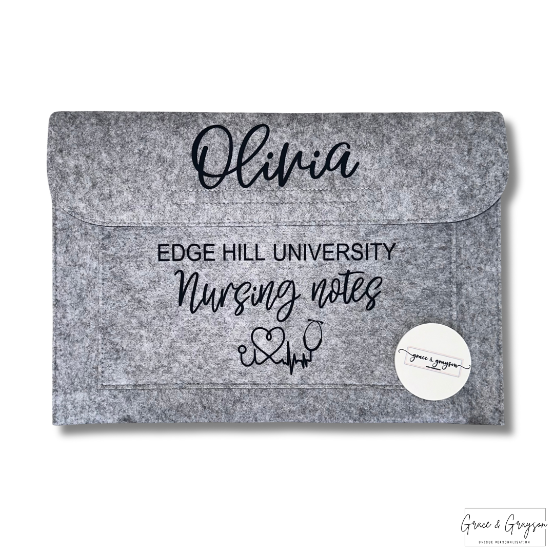 Personalised University Nursing Notes Folder