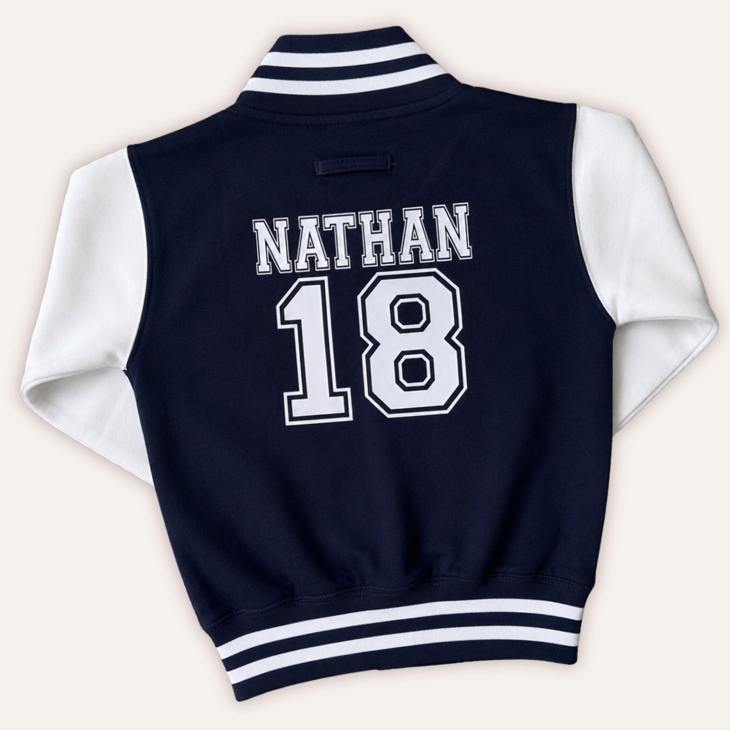 Personalised children’s varsity jacket UK