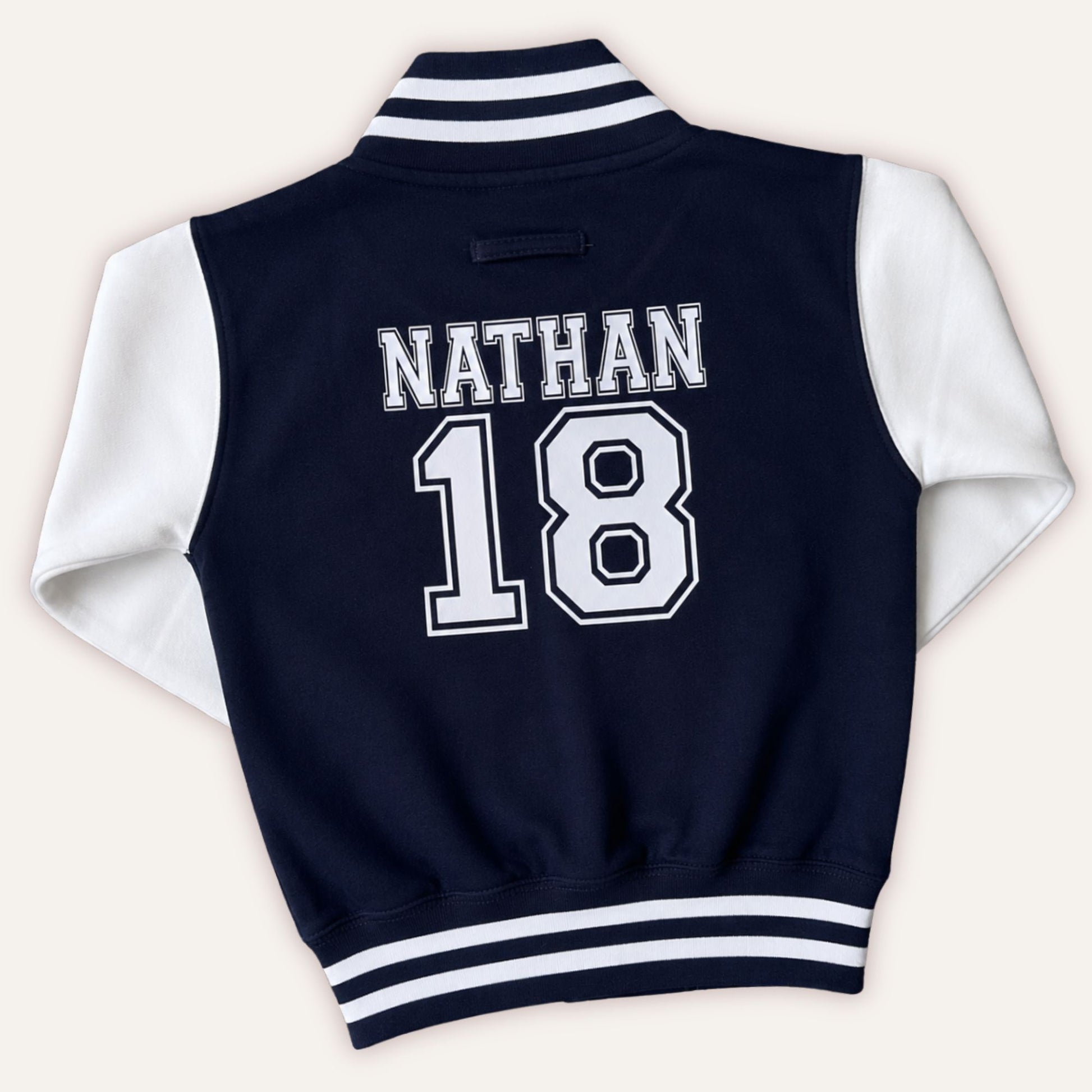 Personalised children’s varsity jacket UK