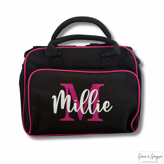"Personalised kids dance bag perfect for ballet, tap, and dance school"