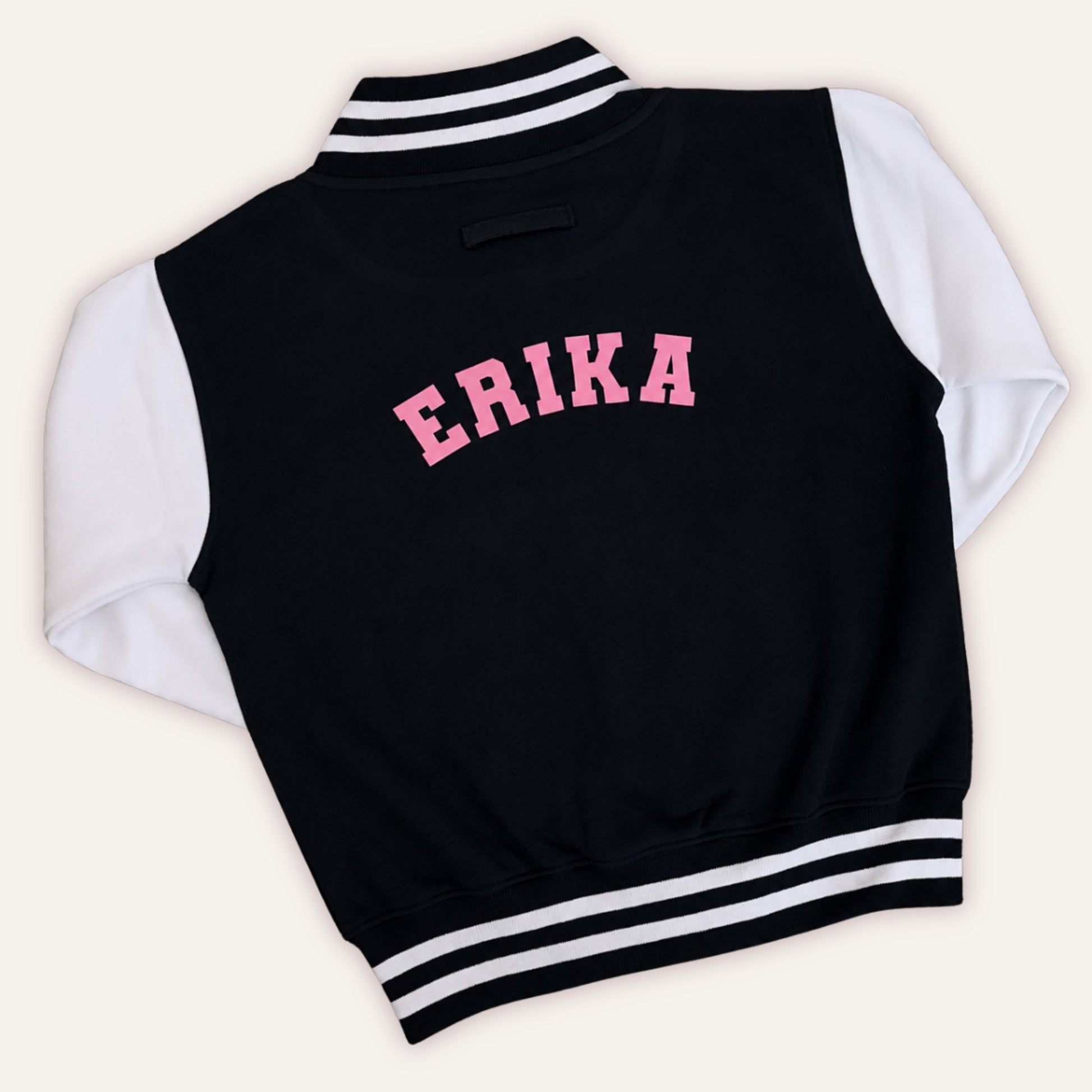 Personalised varsity jacket for girls and boys
