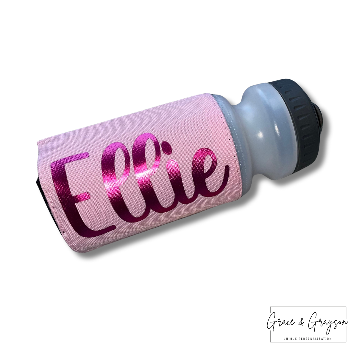 Pink Personalised Sports Bottle