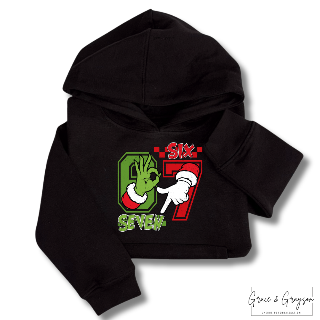 Six Seven 67 Christmas Hoodie