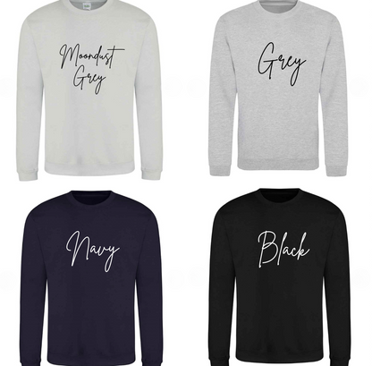 Adults Personalised Mummy Wears Heart On Sleeve Sweatshirt