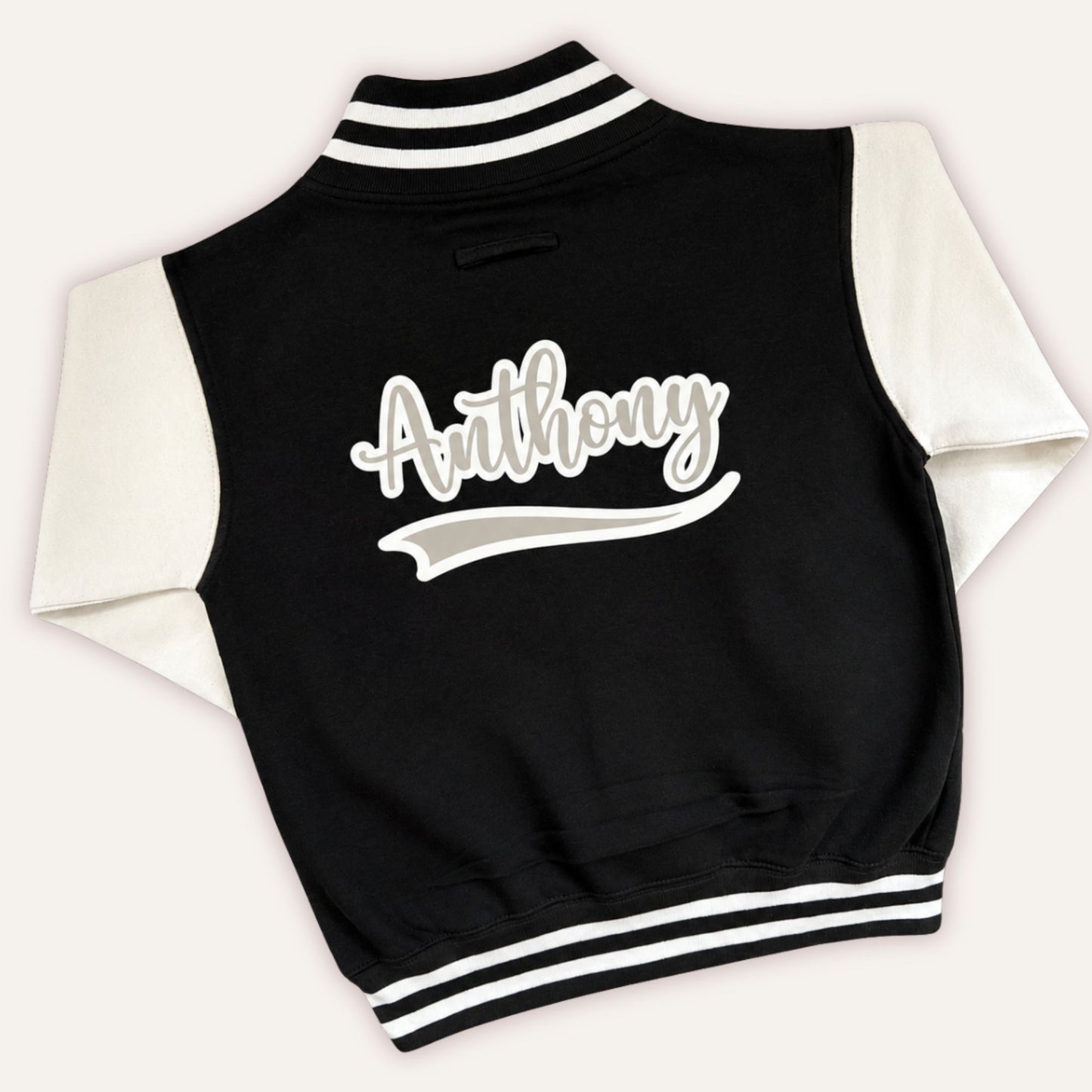 boys personalised jacket with custom name