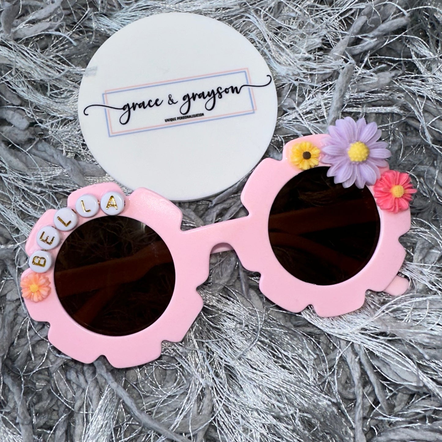 Children's Personalised Flower Sunglasses