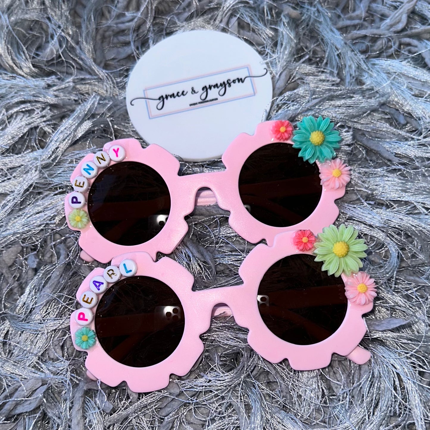 Children's Personalised Flower Sunglasses