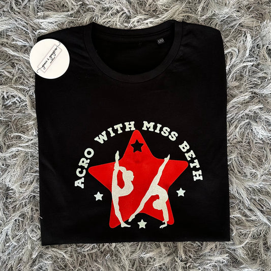 Acro With Miss Beth Kids T-Shirt