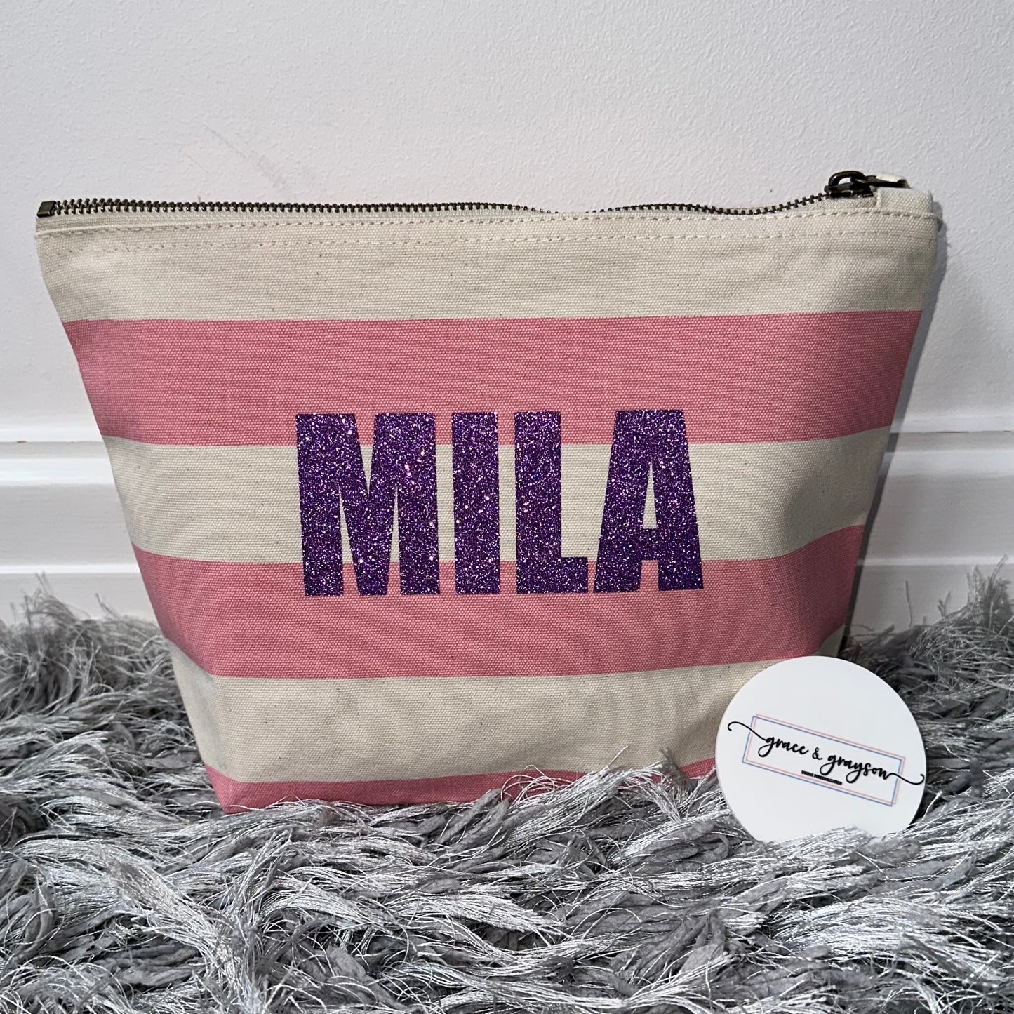 Personalised Large Accessory Pouch