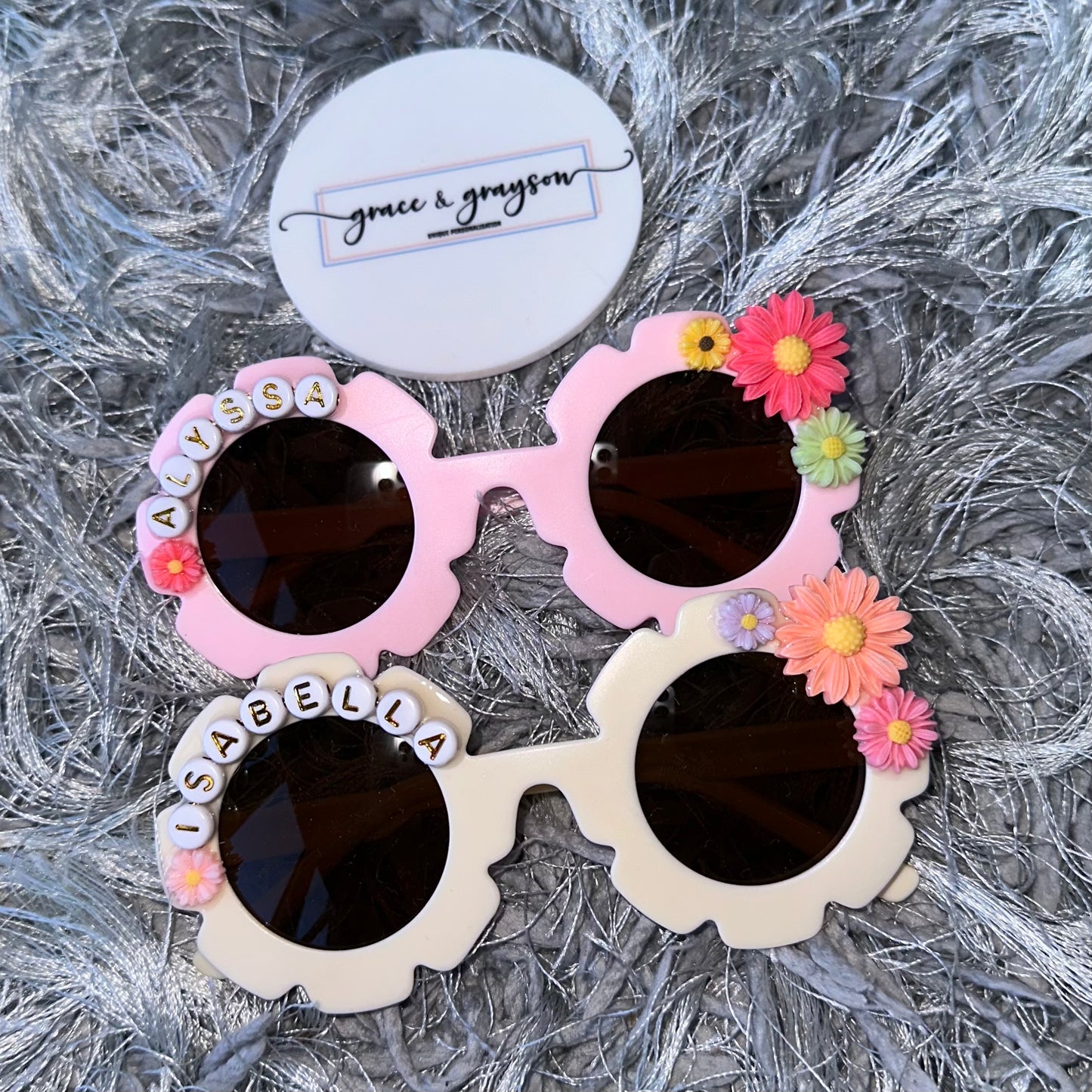 Children's Personalised Flower Sunglasses