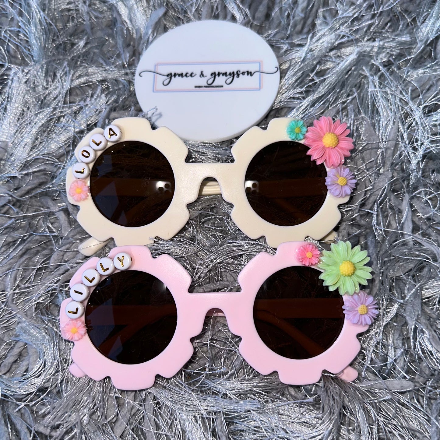 Children's Personalised Flower Sunglasses