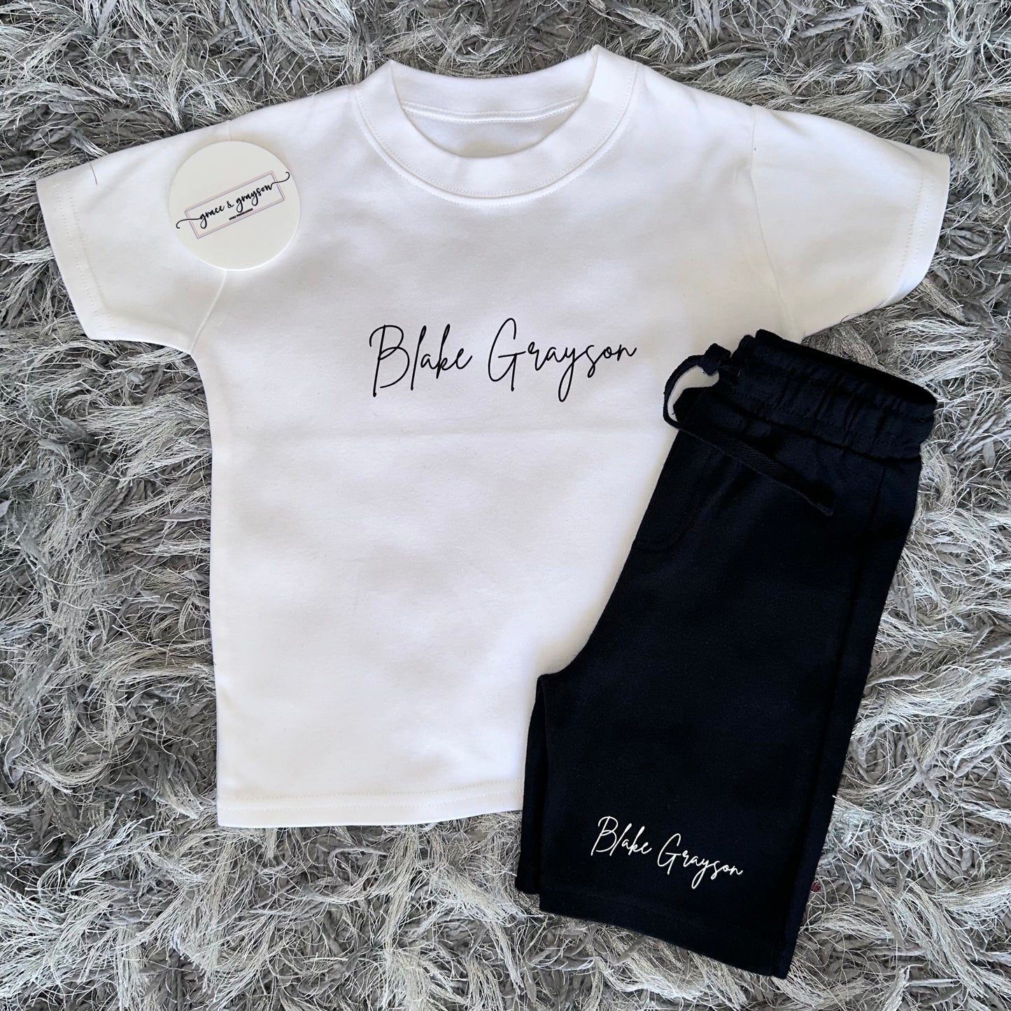 Personalised Shorts & T-Shirt Set