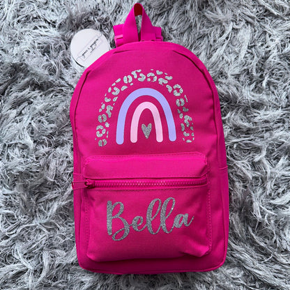 Personalised Rainbow Backpack