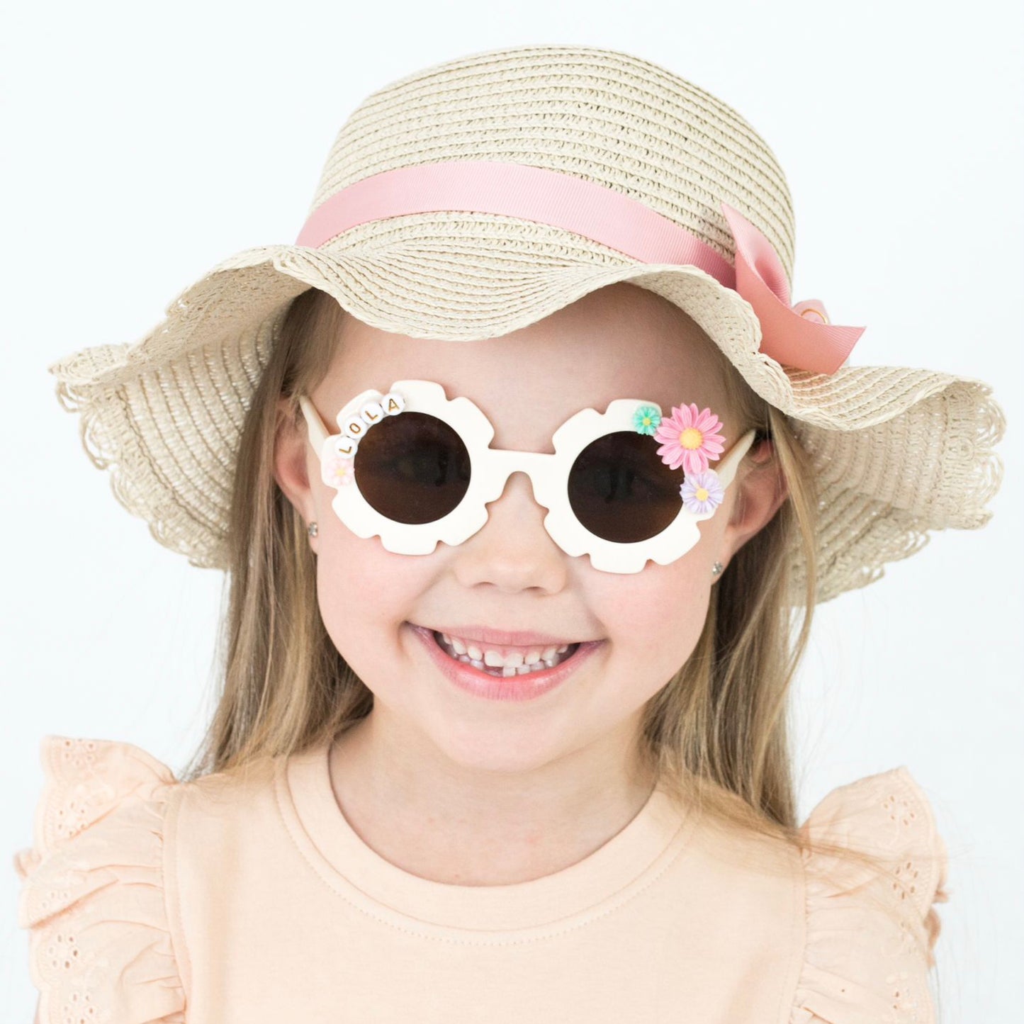 Children's Personalised Flower Sunglasses