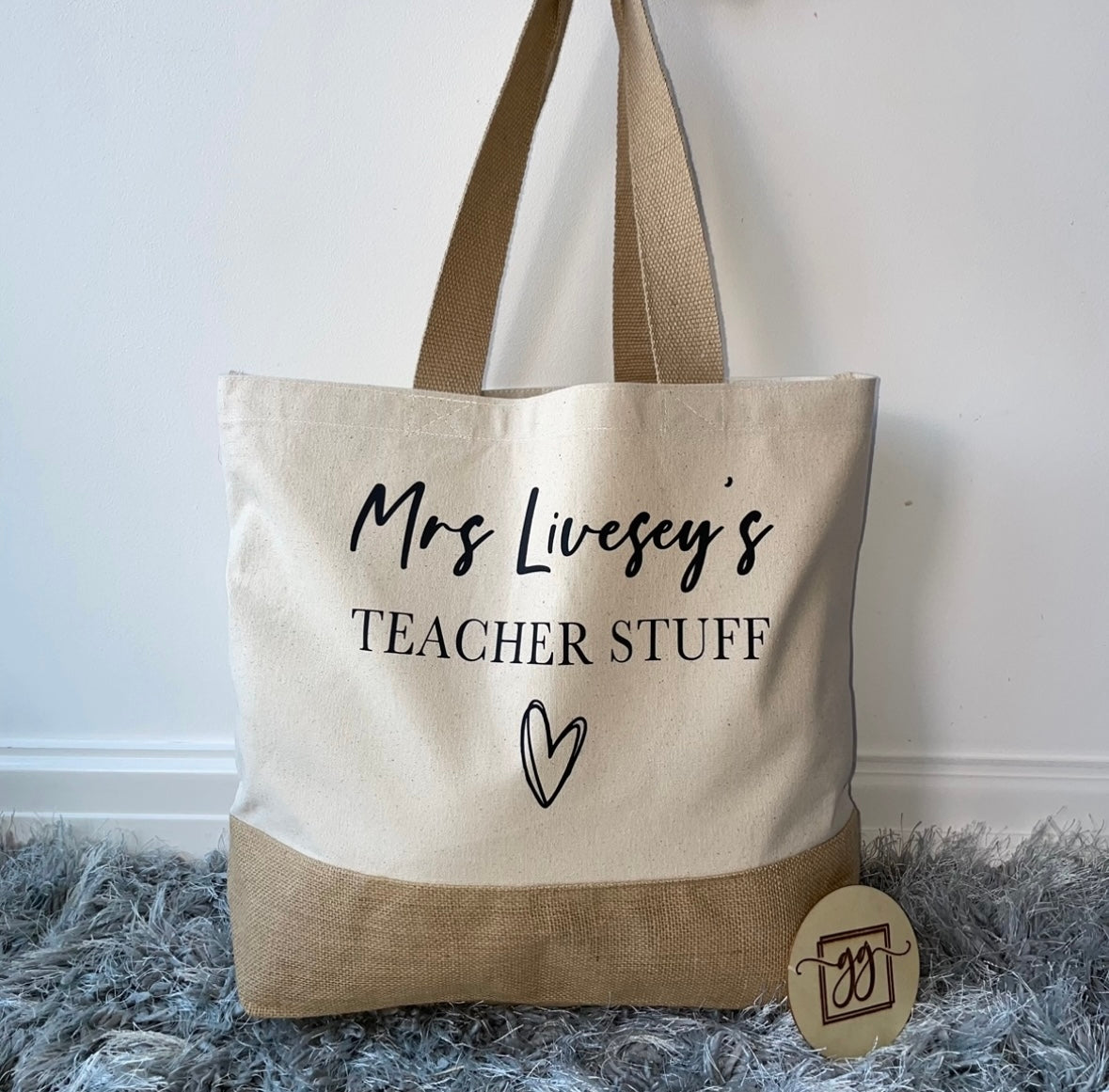 Teacher Stuff Jute Bag