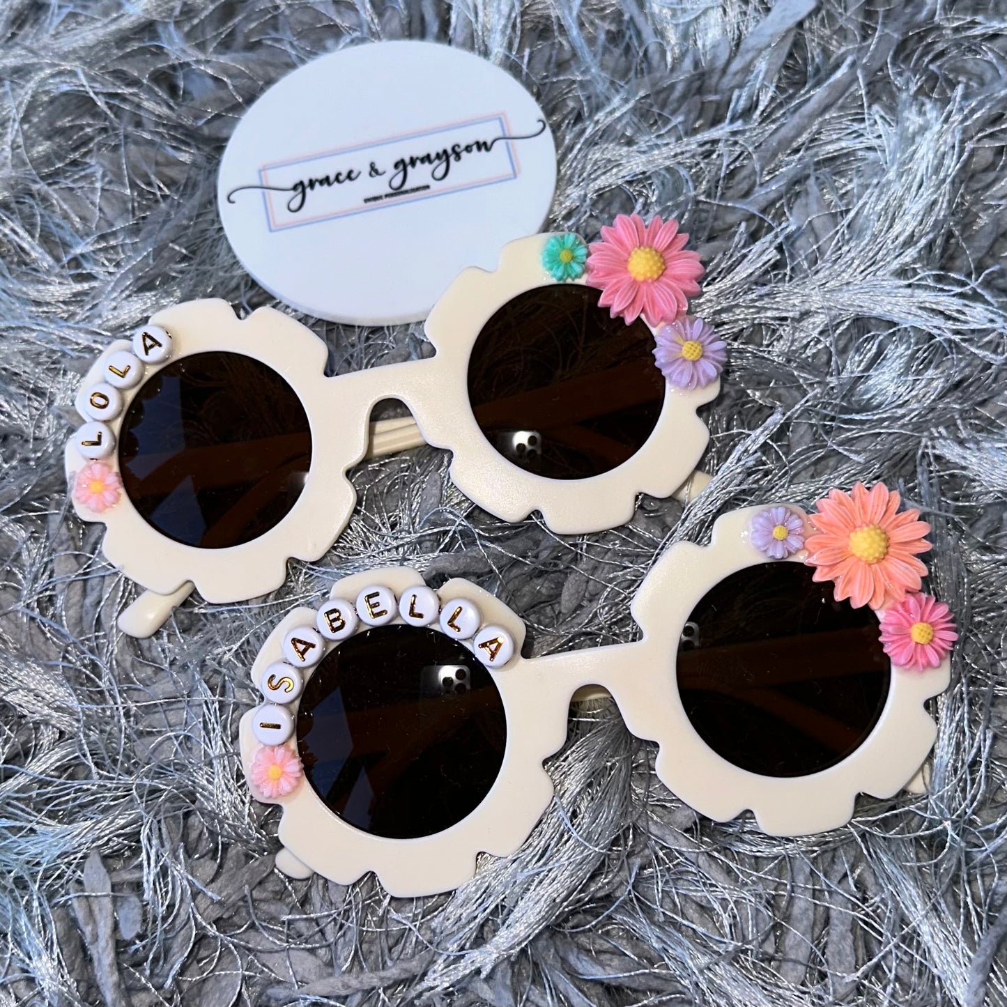 Children's Personalised Flower Sunglasses