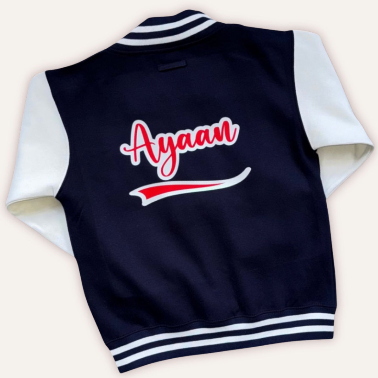 Personalised baseball jacket