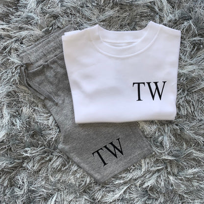 Personalised Initial Shorts & T-shirt Set