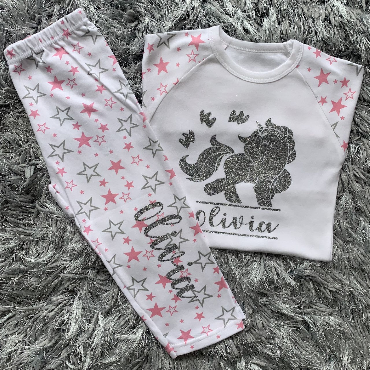 Personalised Unicorn Pyjamas