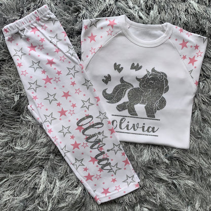 Personalised Unicorn Pyjamas